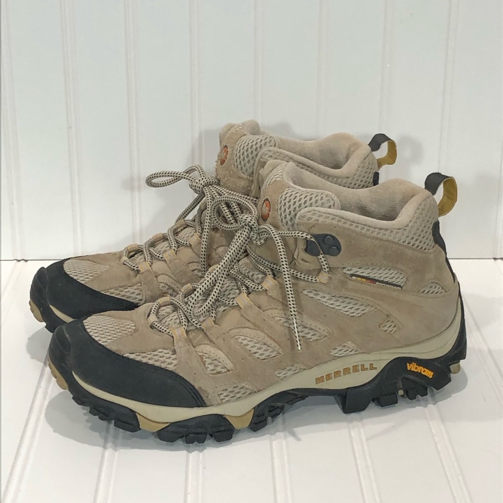 Merrell MOAB Ventilator Mid Taupe Hiking Boots